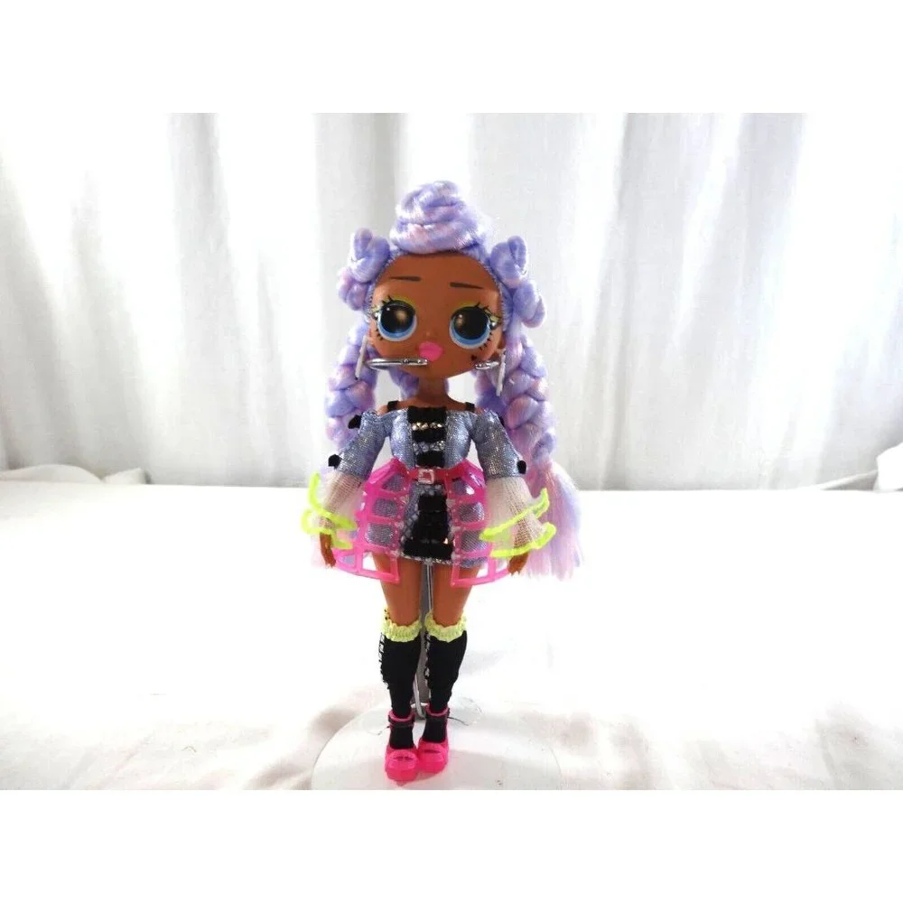 MGA LOL Surprise! OMG Dance Dance Dance Miss Royale Doll Purple Hair W/ Outfit a